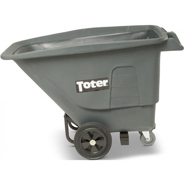 Toter 1/2 Cubic Yard 400 lbs Capacity Utility Duty Tilt Truck Gray