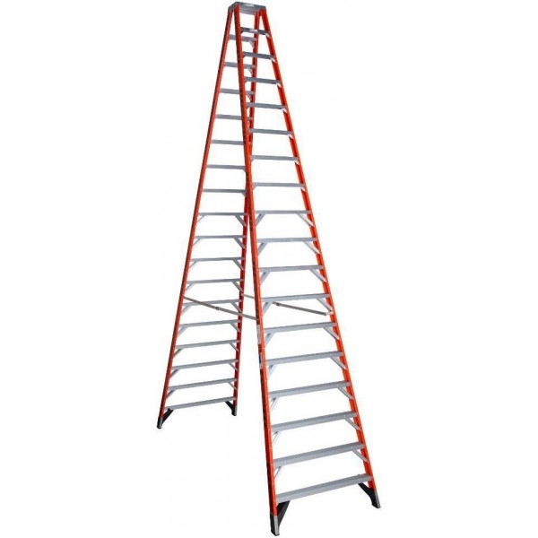 Werner 18 Ft. Type IA Fiberglass Twin Ladder