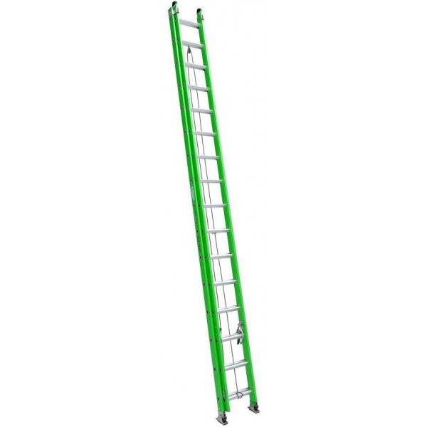 Werner AERO Extension Ladder 32' TYPE IAA Fiberglass Box Rail/Tri Rung