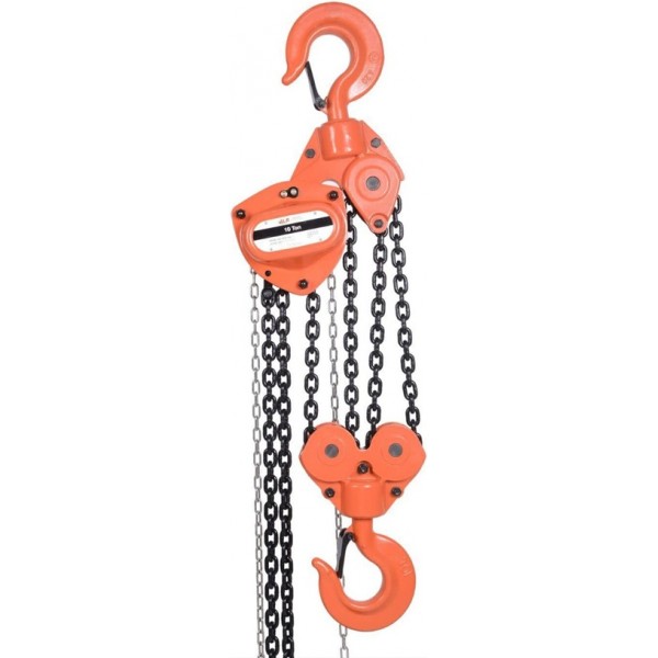 Atlas Lifting and Rigging ACH 10 Ton Chain Hoist 22000 lbs 30 Ft. Lift