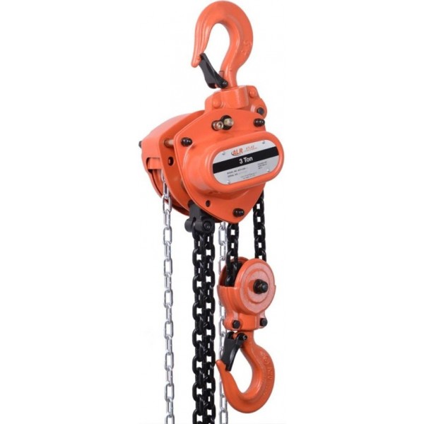 Atlas Lifting and Rigging ACH 3 Ton Chain Hoist 20 Ft. Lift with Overload Protection image