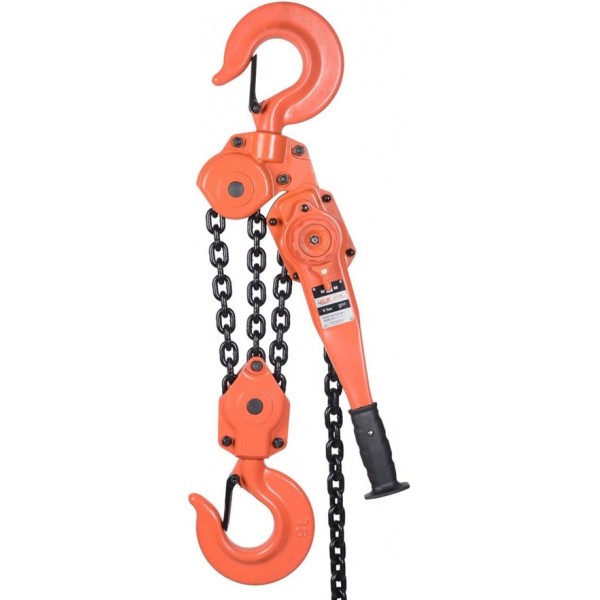 Atlas Lifting and Rigging ALH 9 Ton Lever Chain Hoist 5 Ft. Chain with Overload Protection