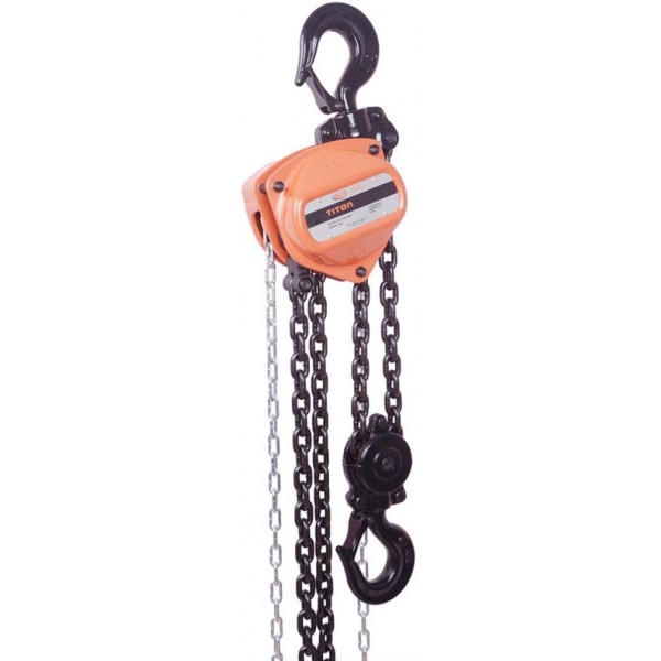 Atlas Lifting and Rigging TCH 5 Ton Chain Hoist 11000 lbs 10 Ft. Lift