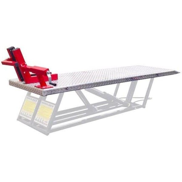 QuickJack 1000 Lbs Motorcycle Lift Adapter Kit with Front-Wheel Vise