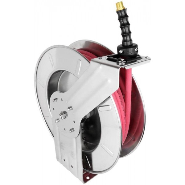 Milton Hose Reel 3/8in ID x 50' EPDM Hose with 1/4in NPT