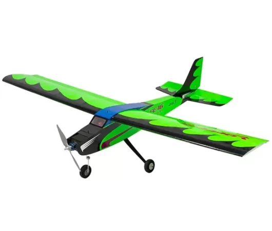 DW Hobby Vogee-16 Blasawood Electric Trainer Airplane Combo Kit (1600mm) w/ESC, Motor and Servos