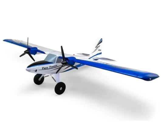 E-flite Twin Timber 1.6m BNF Basic Electric Airplane w/AS3X & Safe Select