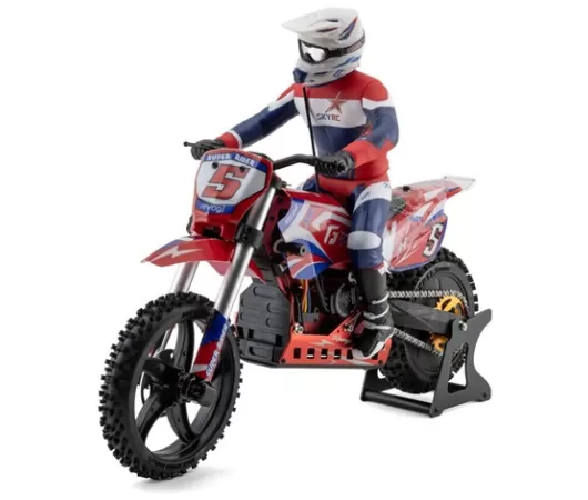 SkyRC Super Rider SR5 RTR 1/4 Brushless Dirt Bike (Red) w/2.4GHz Radio, Battery & Charger