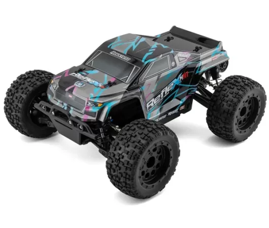 Team Associated Reflex 14MT 1/14 RTR 4WD Brushless Mini Monster Truck Combo (Blue/Purple) w/2.4GHz Radio, Battery & Charger
