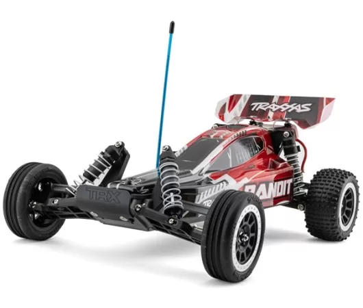 Traxxas Bandit 1/10 RTR 2WD Electric Buggy (Red) w/XL-5 ESC, TQ 2.4GHz Radio, Battery & USB-C Charger