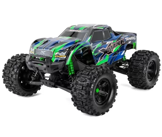 Traxxas X-Maxx 8S 4WD Brushless RTR Monster Truck (Green) w/2.4GHz TQi Radio, TSM & Belted Tires