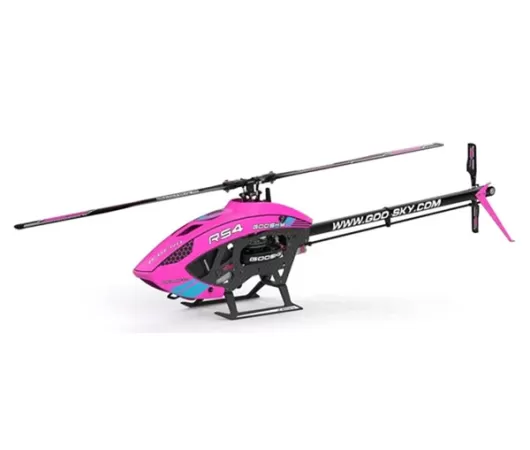 GooSky RS4 Legend Electric PNP Helicopter (Pink) (Unassembled Kit, with Plug-N-Play Electronics)