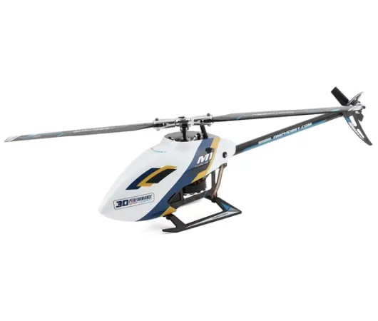 OMPHobby M1 EVO BNF Electric Helicopter (OFS) (White)