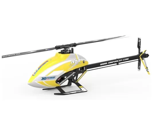 OMPHobby M4 Electric 380 Helicopter Kit (Yellow) w/Motor