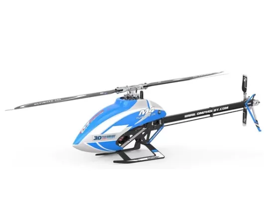 OMPHobby M4 Electric 380 PNP Helicopter Combo Kit (Blue) (Unassembled Kit, with Plug-N-Play Electronics)