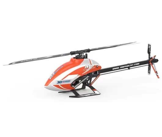 OMPHobby M4 Electric 380 PNP Helicopter Combo Kit (Orange) (Unassembled Kit, with Plug-N-Play Electronics)