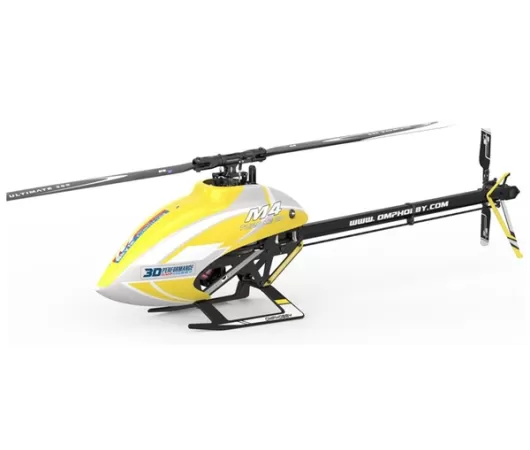 OMPHobby M4 Electric 380 PNP Helicopter Combo Kit (Yellow) (Unassembled Kit, with Plug-N-Play Electronics)