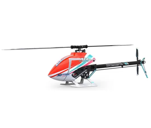 OMPHobby M4 Max 380 Electric Helicopter Kit (Orange) w/Blades & Motor