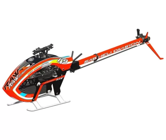 SAB Goblin Raw 420 Competition Electric Helicopter Kit (Orange) w/Blades