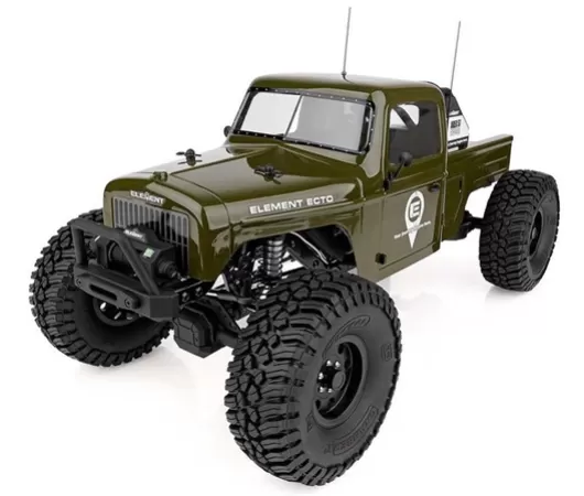 Element RC Enduro Ecto Trail Truck 4x4 RTR 1/10 Rock Crawler Combo (Green) w/2.4GHz Radio, Battery & Charger