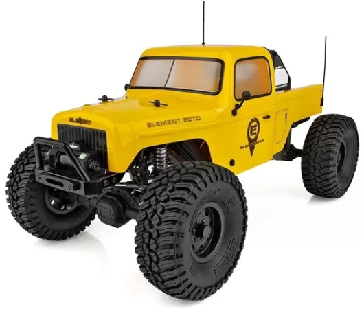Element RC Enduro Ecto Trail Truck 4x4 RTR 1/10 Rock Crawler Combo (Yellow) w/2.4GHz Radio, Battery & Charger