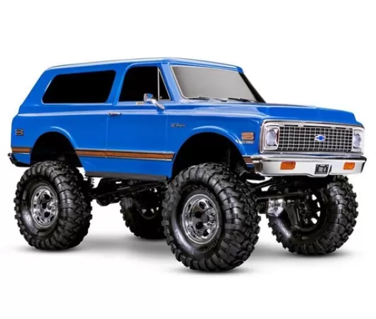 Traxxas TRX-4 1/10 High Trail Edition RC Crawler w/'72 Chevy K5 Blazer Body (Blue) & TQi 2.4GHz Radio