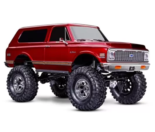 Traxxas TRX-4 1/10 High Trail Edition RC Crawler w/'72 Chevy K5 Blazer Body (Red) & TQi 2.4GHz Radio