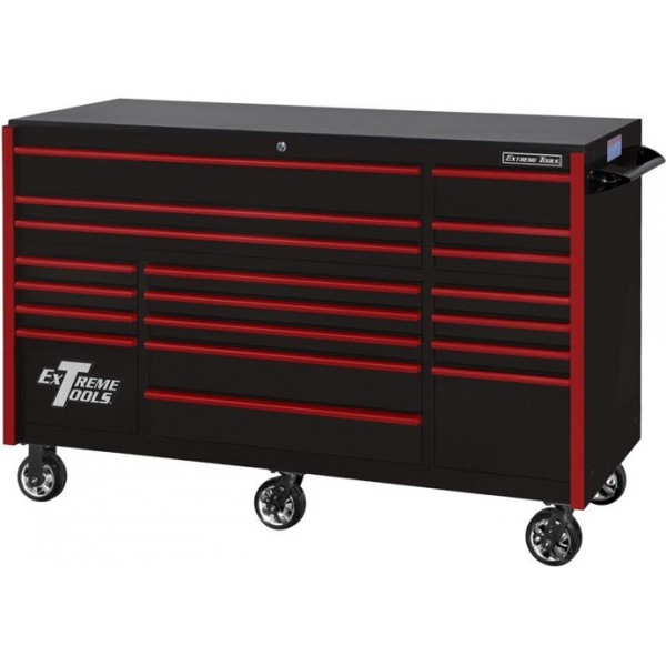 Extreme Tools RX Series Roller Cabinet 72in x 30in Black