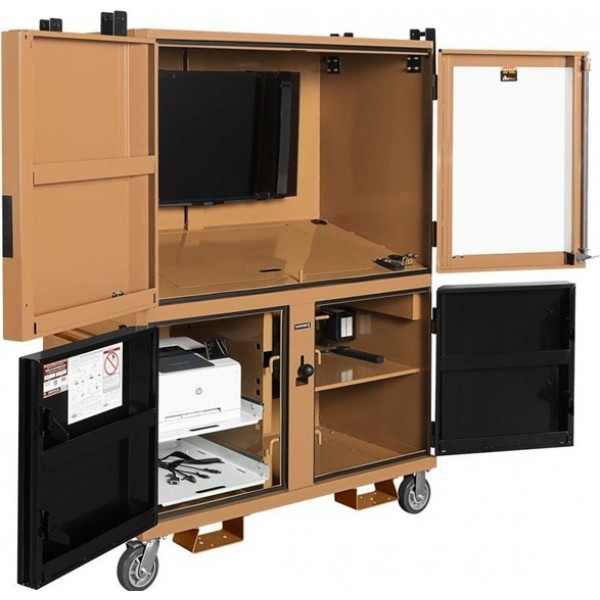 Knaack Model 118-01 DataVault 150 Lbs Steel Mobile Digital Plan Station