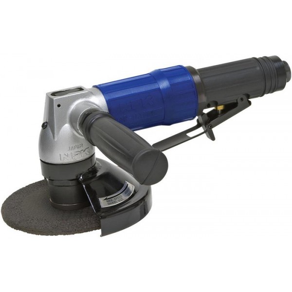 Michigan Pneumatic 0.87HP 12000 RPM 5 In. Wheel Guard Dead Handle Angle Grinder