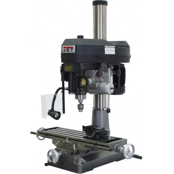 JET Mill/Drill with ACU-RITE 203 DRO and X-Axis Table Powerfeed
