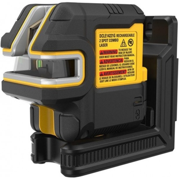 DEWALT USB Rechargeable Green 2 Spot and Cross Line Laser Kit