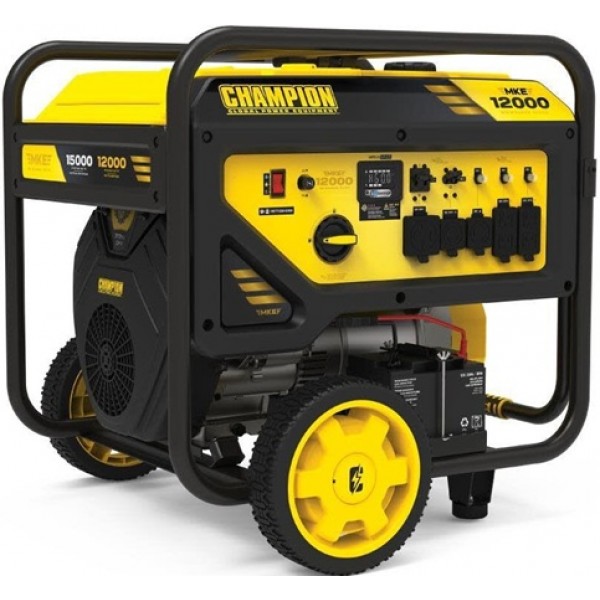 Champion Power Equipment 12,000 Watt Gas Powered 49-State Portable Generator with CO Shield