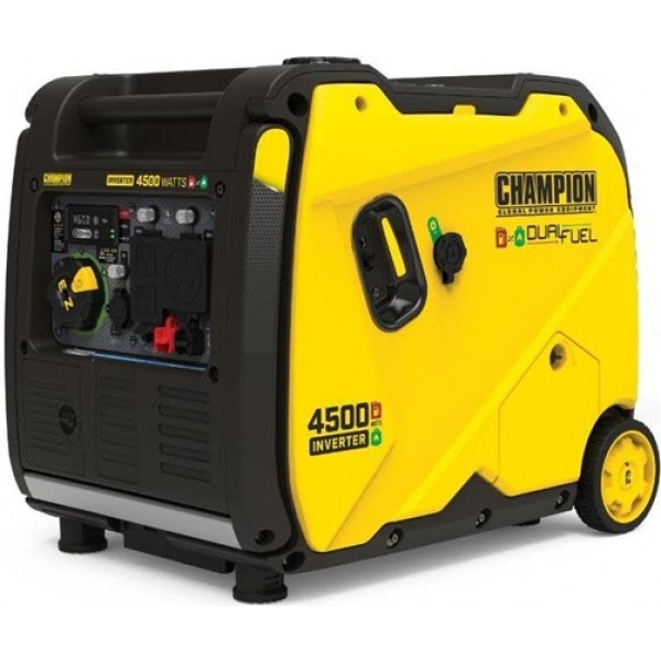 Champion Power Equipment 4,500 Watt Dual Fuel 49-State Portable Inverter Generator with CO Shield