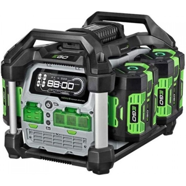 EGO Power+ Nexus 3,000 Watt 5.0Ah Lithium-Ion 4 Battery Portable Power Station Kit