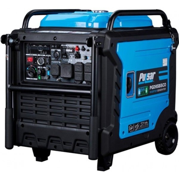 Pulsar Products 9,500 Watt Dual Fuel 50-State Portable Inverter Generator