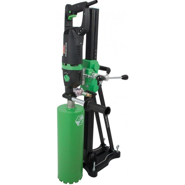 CS Unitec 120V 3-Speed Hand Held Wet/Dry Diamond Core Drill for Concrete with Anchor/Vacuum Stand & Pump Kit