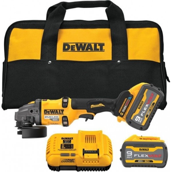 DEWALT 60V MAX 4-1/2 Inch - 6 Inch Side Handle Detect Grinder Kit image
