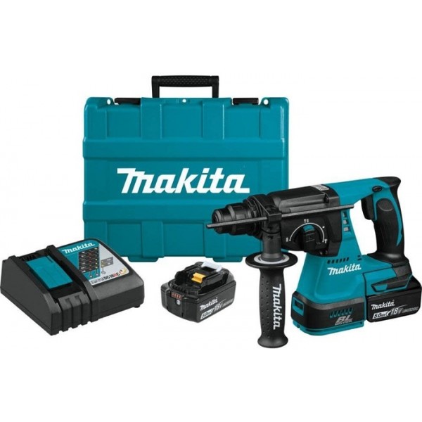 Makita 18V LXT Lithium-Ion Brushless Cordless 1 In. Rotary Hammer Kit (5.0Ah)