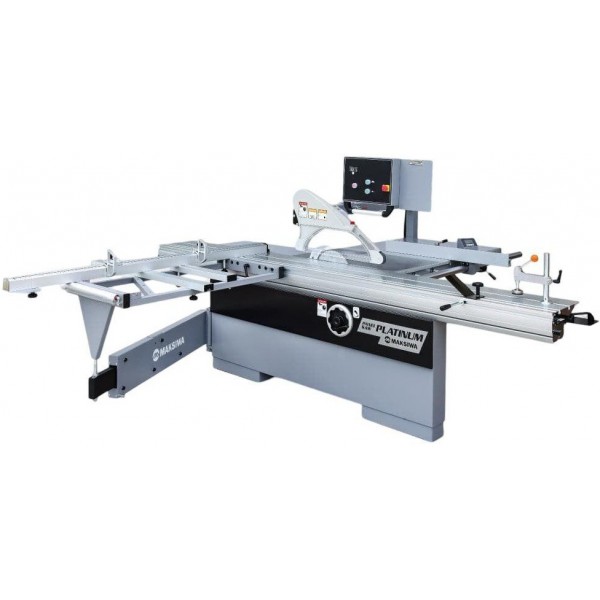 Maksiwa International Sliding Panel Saw 220V 3 Phase 7.5HP Titanium