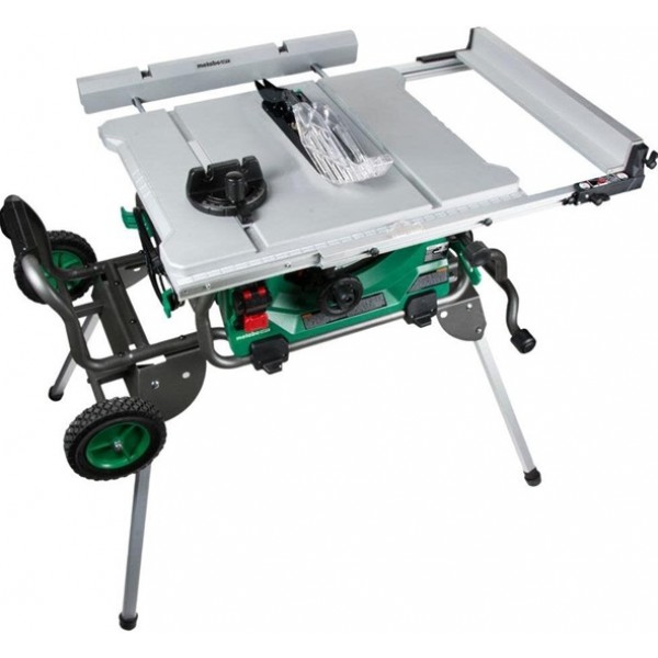 Metabo HPT 10in Jobsite Table Saw with Fold Roll Stand image