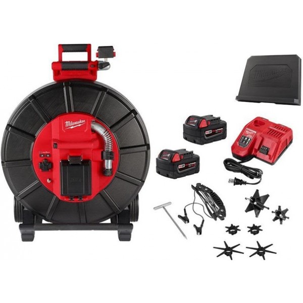 Milwaukee M18 325 Ft. Stiff Modular Pipeline Inspection System Kit