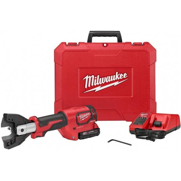 Milwaukee M18 FORCE LOGIC Cable Cutter Kit with 750 MCM Cu Jaws