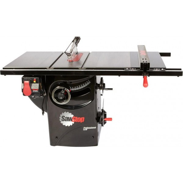 Sawstop 10 in. 3 HP Professional Cabinet Saw with 30 In. Fence