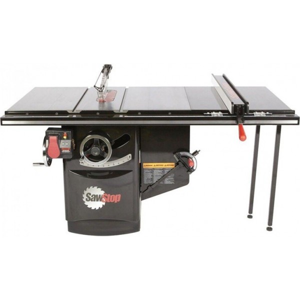 Sawstop 10 Inch 3 HP Industrial Cabinet Saw with 36 Inch Fence 230V Single Phase