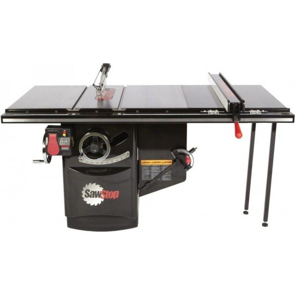 Sawstop 10 Inch 5 HP 36 Inch Industrial Cabinet Saw 3-Phase 480 V