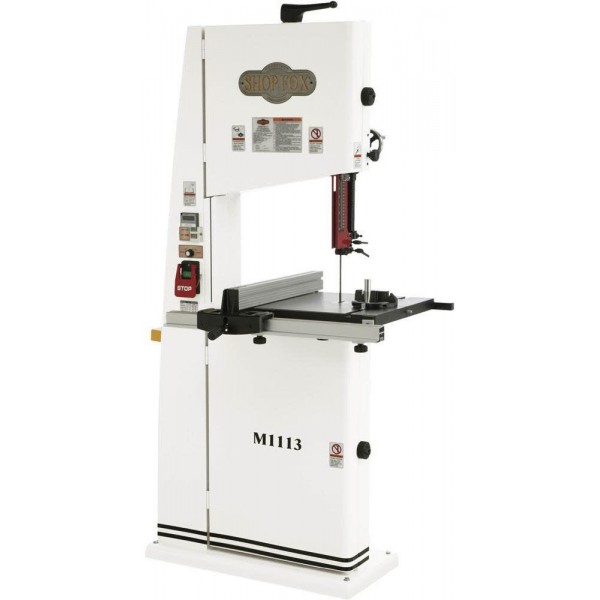 Shop Fox 18 Inch Vertical Wood/Metal Bandsaw 220V 1 1/2HP 3 Phase