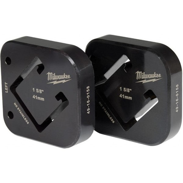 Milwaukee 1-5/8 Inch x 1-5/8 Inch Single Strut Shearing Dies